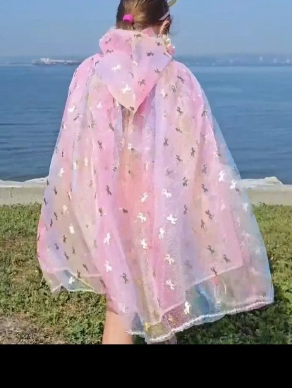 Unicorn cape magical pink